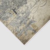 Papier Mousseline Parchemin vintage (Détail)