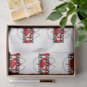 Papier Mousseline Pare-feu de nom LR (Cadeau)