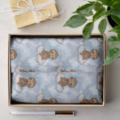 Papier Mousseline Paresse détendant sur le nuage (Cadeau)