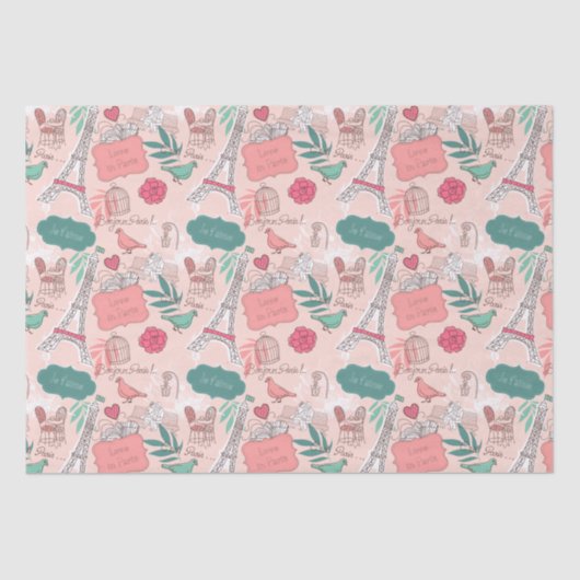 Papier Mousseline Paris (Recto)