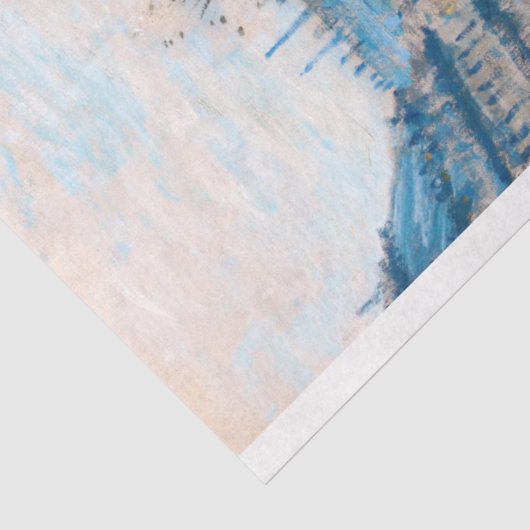 Papier Mousseline Paris Boulevard, Claude Monet (Détail)