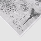 Papier Mousseline Paris ephemera decoupage paper (Détail)