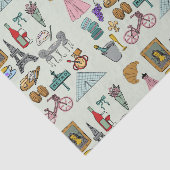 Papier Mousseline Paris romantique (Détail)