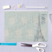 Papier Mousseline Paris vintage (Artisanat)