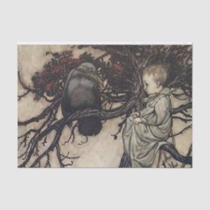 Papier Mousseline « Parler aux oiseaux » par Arthur Rackham
