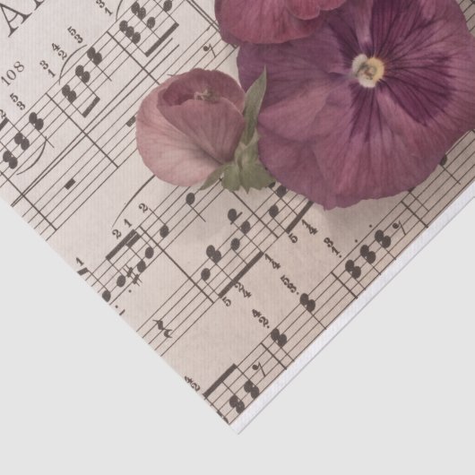 Papier Mousseline Parmi les pensées (Détail)