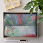 Papier Mousseline Parrot Oiseau Jungle Floral Impressionnisme Découp (Cadeau)