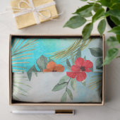 Papier Mousseline Parrot tropical Feuille Découpage/Tissu (Cadeau)