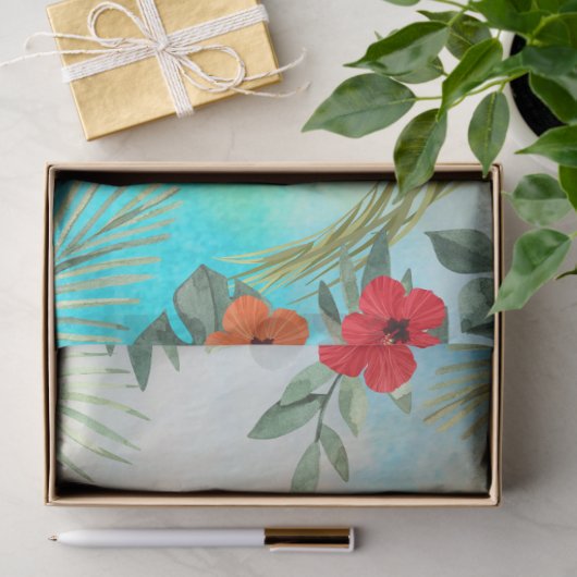 Papier Mousseline Parrot tropical Feuille Découpage/Tissu (Cadeau)