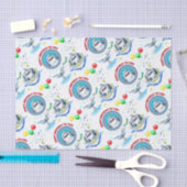 Papier Mousseline Parti Anniversaire de enfant du thème requin (Artisanat)