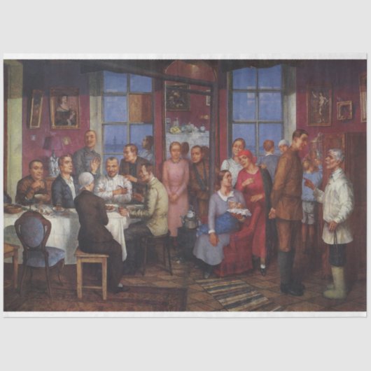 Papier Mousseline Parti du réchauffement du foyer (Recto)