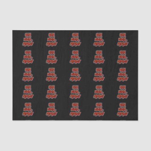 Papier Mousseline Parti Ninja (Recto)