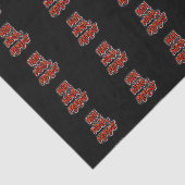 Papier Mousseline Parti Ninja (Détail)