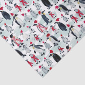 PAPIER MOUSSELINE PARTI PENGUIN VACANCES (Détail)