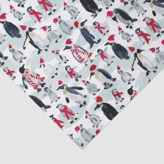 PAPIER MOUSSELINE PARTI PENGUIN VACANCES (Détail)