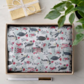 PAPIER MOUSSELINE PARTI PENGUIN VACANCES (Cadeau)