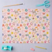 Papier Mousseline Partie Alphabet (Artisanat)