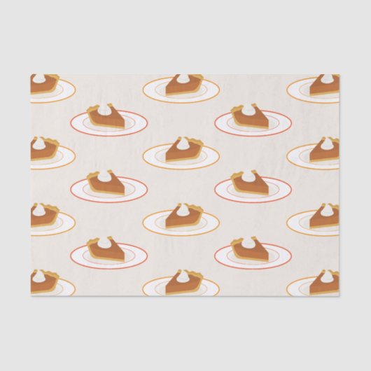 Papier Mousseline Partie de tarte de citrouille (Recto)