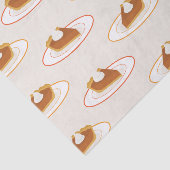Papier Mousseline Partie de tarte de citrouille (Détail)