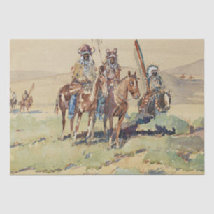 Papier Mousseline Partie d'éclaireurs Art occidental par Edward Bore