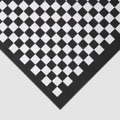 Papier Mousseline Partie noire/blanche de couleur faite sur commande (Détail)