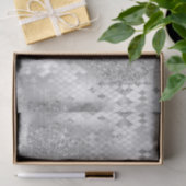 Papier Mousseline Parties scintillant argent élégant Jungle Snake Mo (Cadeau)