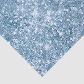 Papier Mousseline Parties scintillant Bébé bleu brillant élégant Mot (Détail)