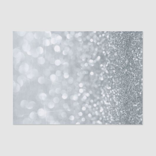 Papier Mousseline Parties scintillant blanche étincelante douce 16 P (Recto)