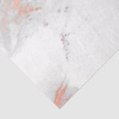 Papier Mousseline Parties scintillant blanche marbre rose moderne (Détail)