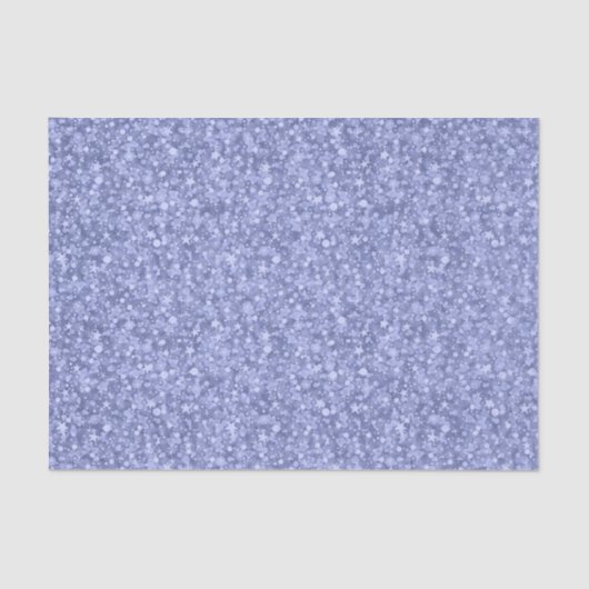 Papier Mousseline Parties scintillant Bleue Clair Et Étincelles (Recto)