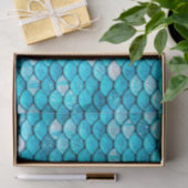 Papier Mousseline Parties scintillant Bleue Iridescente Foncé Sirène (Cadeau)