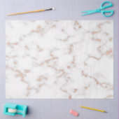 Papier Mousseline Parties scintillant bleue Marbre blanc rose modern (Artisanat)