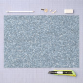 Papier Mousseline Parties scintillant Blue Faux (Artisanat)