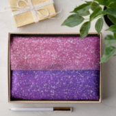 Papier Mousseline Parties scintillant brillante violette et rose (Cadeau)