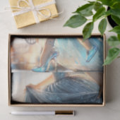 Papier Mousseline Parties scintillant Cendrillon & Chaussure en verr (Cadeau)
