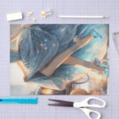 Papier Mousseline Parties scintillant Cendrillon & Chaussure en verr (Artisanat)