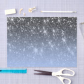 Papier Mousseline Parties scintillant d'argent mignonne (Artisanat)