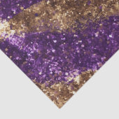 Papier Mousseline Parties scintillant d'étincelle d'or pourpre Anniv (Détail)