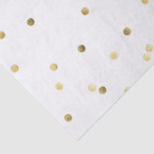Papier Mousseline Parties scintillant d'or Confetti Dot Polka Papier (Détail)