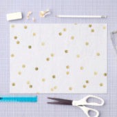 Papier Mousseline Parties scintillant d'or Confetti Dot Polka Papier (Artisanat)