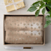 Papier Mousseline Parties scintillant d'or élégant Wild Cheetah Spot (Cadeau)