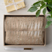 Papier Mousseline Parties scintillant d'or élégant Wild Zebra Stripe (Cadeau)