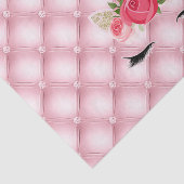 Papier Mousseline Parties scintillant d'or et rose Roses Unicorn fêt (Détail)