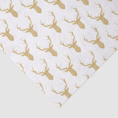 Papier Mousseline Parties scintillant d'or Faux Cerf de Noël (Détail)