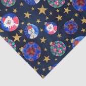 Papier Mousseline Parties scintillant d'or Festive Étoiles Ornements (Détail)