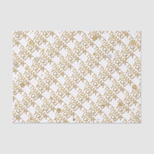 Papier Mousseline Parties scintillant d'or Fond d'argent Imprimer Co (Recto)