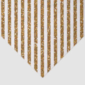 Papier Mousseline Parties scintillant d'or rayé (Détail)