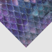 Papier Mousseline Parties scintillant Dragon Scales Motif (Détail)