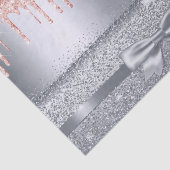 Papier Mousseline Parties scintillant en or rose argent gouttes de r (Détail)