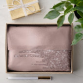 Papier Mousseline Parties scintillant Éperche Rose feuille d'or (Cadeau)